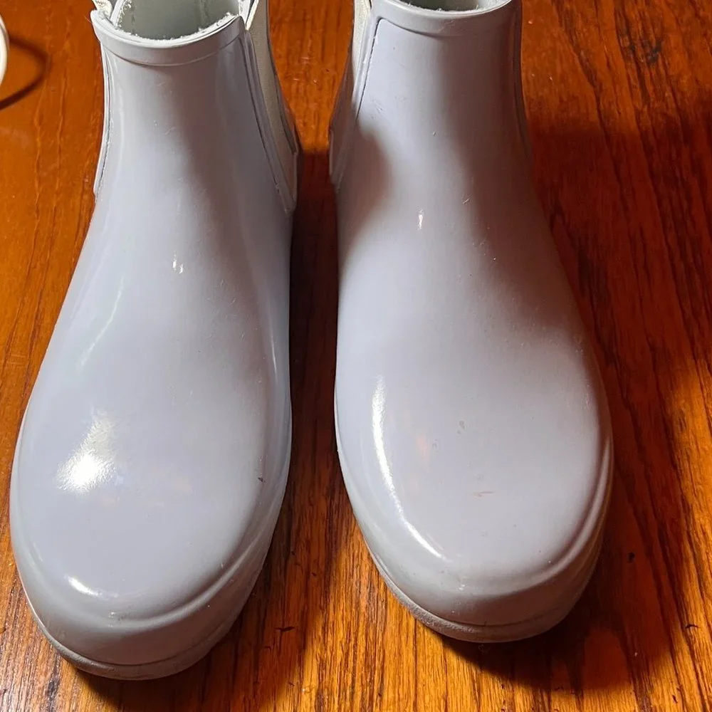 Hunter Rain ankle boots  grey size 8